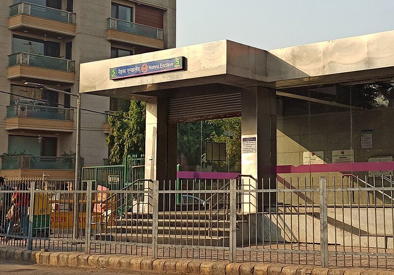 Nehru Enclave Metro Station