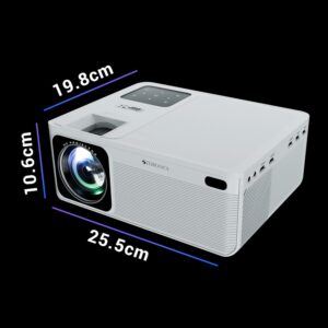 ZEBRONICS PIXAPLA 58 Projector, 11500 Lumens, 4K Support