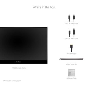 ViewSonic TD1655 Portable Touch Monitor